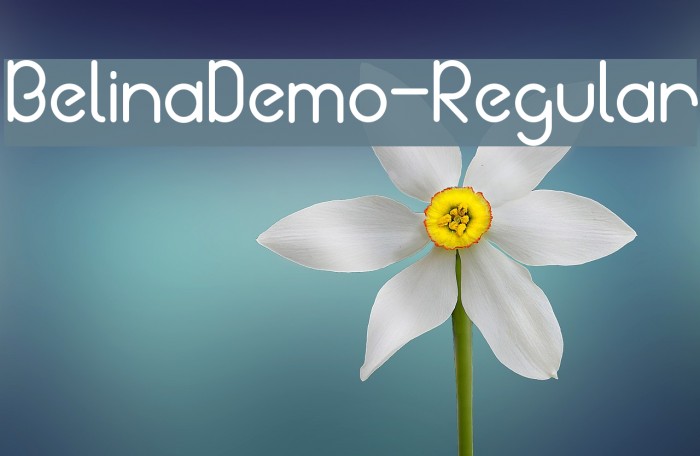 BelinaDemo-Regular Font examples