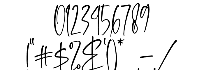 Belinda Smith Font OTHER CHARS