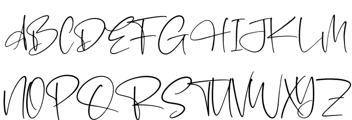 Belinda Smith Font UPPERCASE