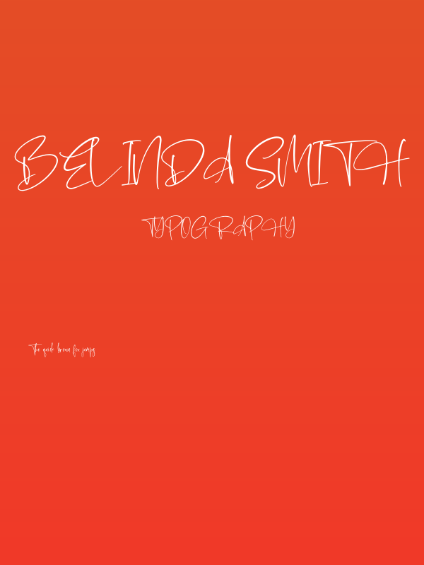 Belinda Smith Poster