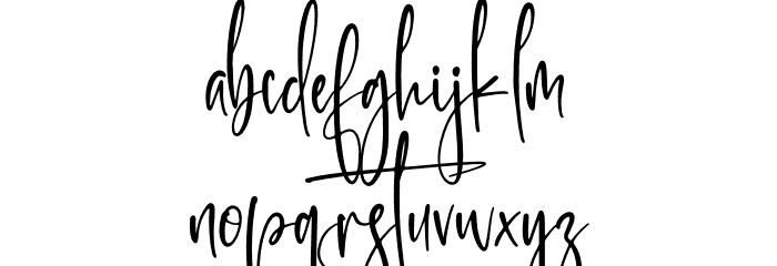 Belinda Smith Font LOWERCASE