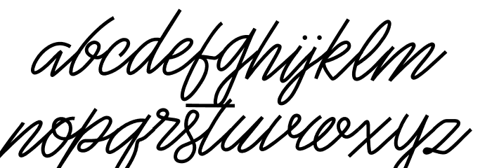 Belinda Font LOWERCASE