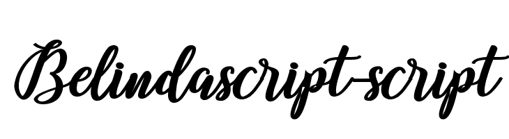 Belindascript-script  フリーフォントのダウンロード