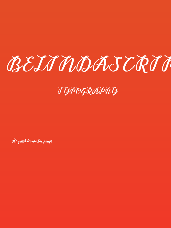 Belindascript-script Poster