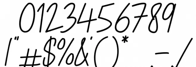 Belinday Font OTHER CHARS