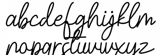 Belinday Caratteri MINUSCOLO