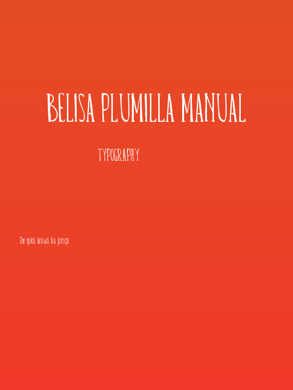 Belisa plumilla manual Poster