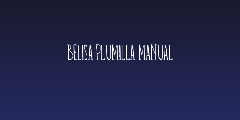 Belisa plumilla manual Social Header
