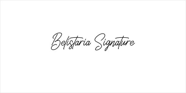 Belistaria Signature Logo