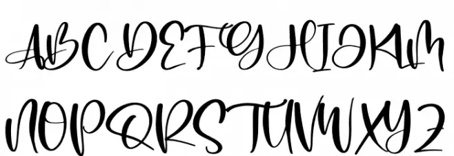 Belistica Beauty Schriftart Groß