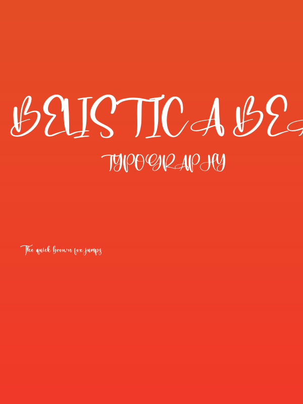 Belistica Beauty Poster