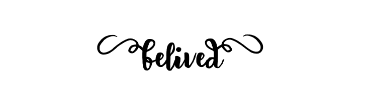 BeliveD  Descarca Fonturi Gratis