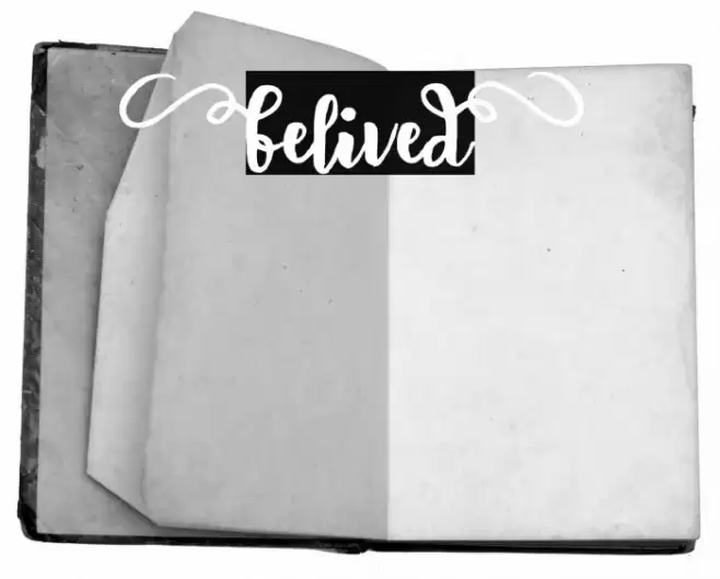 BeliveD Font examples