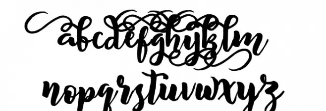 BeliveD Schriftart Groß