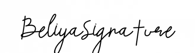 Beliya Signature  Fuentes Gratis Descargar