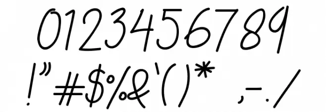 Beliya Signature Font OTHER CHARS