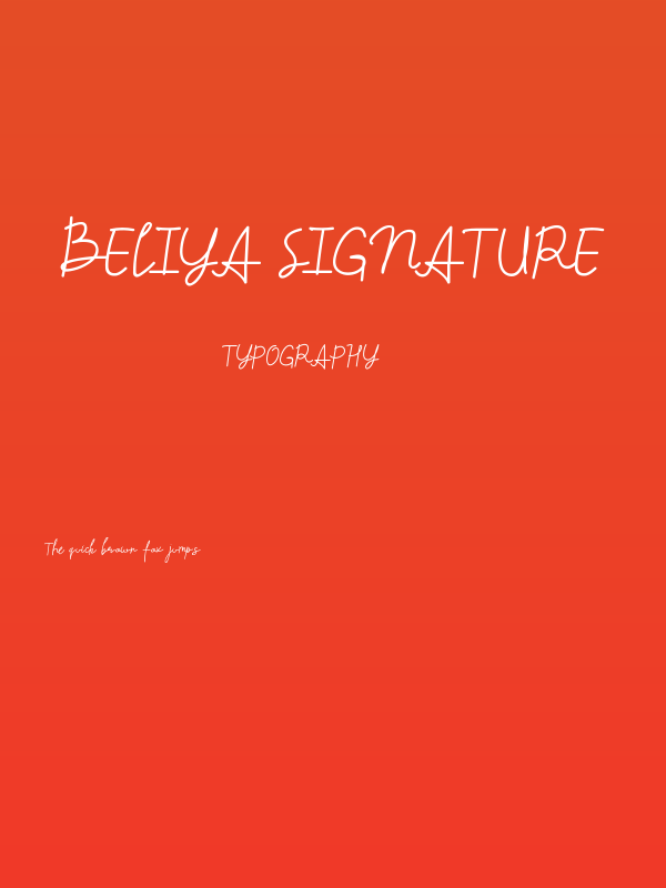 Beliya Signature Poster