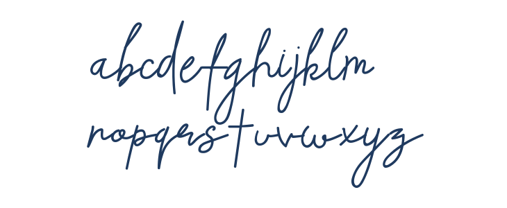 Beliya Signature Lowercase