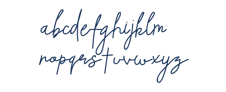 Beliya Signature Lowercase