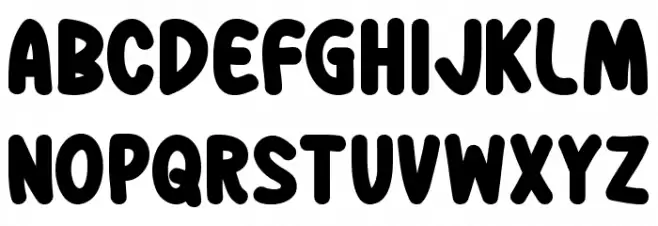 Bell Ring Font UPPERCASE