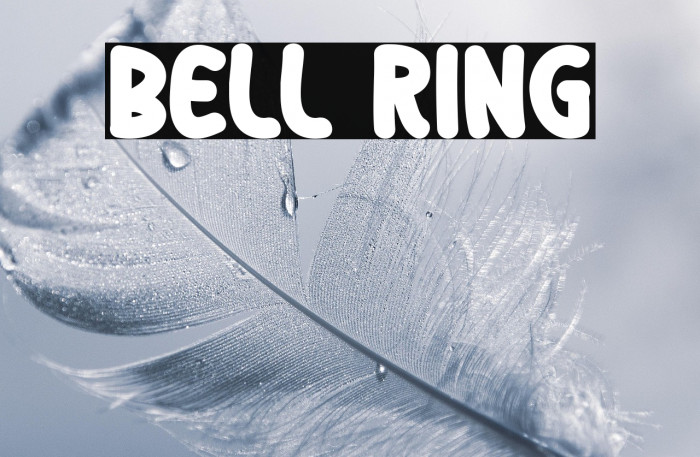 Bell Ring フォント examples