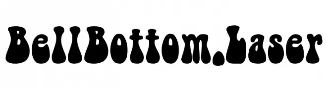 BellBottom.Laser  Frei Schriftart Herunterladen