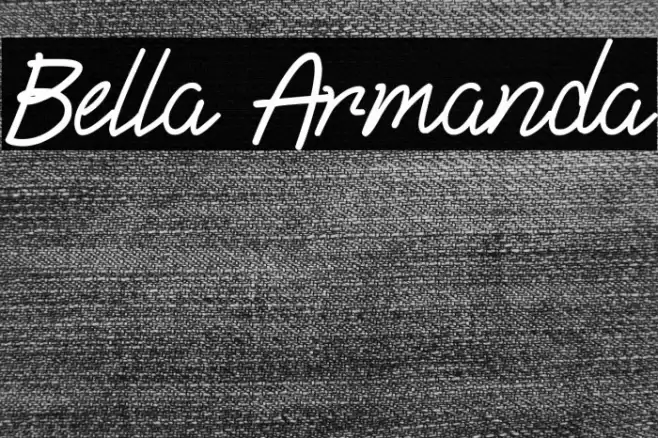 Bella Armanda Font examples