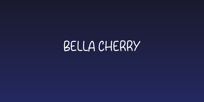 Bella Cherry Social Header