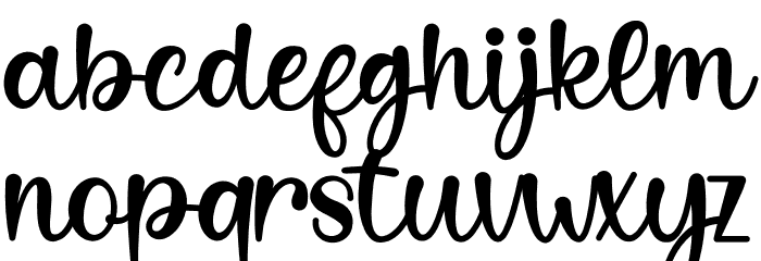 Bella Ciao Font LOWERCASE
