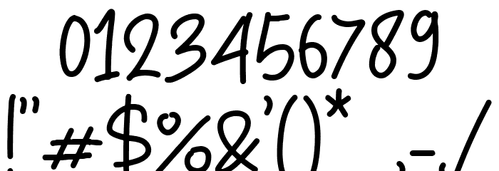 Bella Hanna Font OTHER CHARS