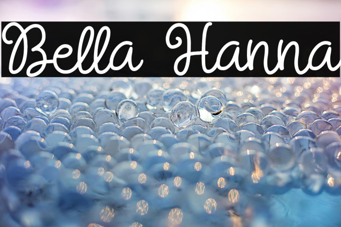 Bella Hanna Example 1