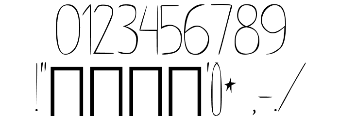 Bella K. A Better Place Normal Font OTHER CHARS