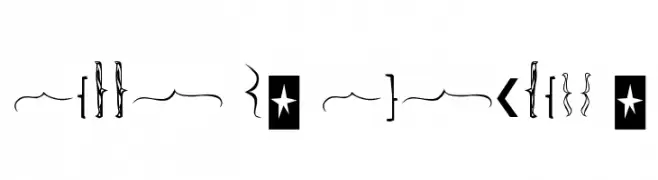 Bella K. Brackets -  font caratteri gratis
