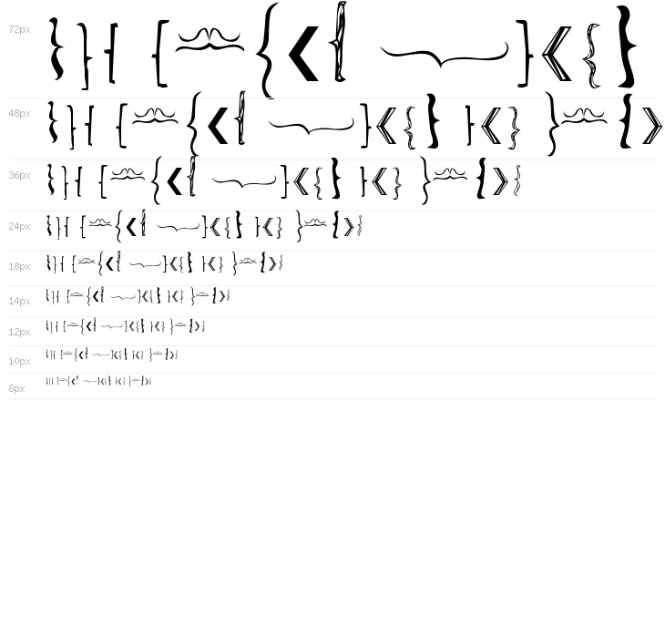 Bella K. Brackets - Waterfall