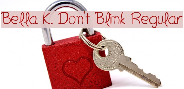 Bella K. Don't Blink Regular Font examples