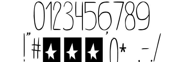 Bella K. Hopeless Normal Font OTHER CHARS