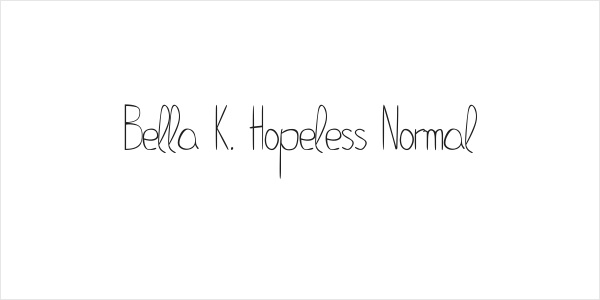 Bella K. Hopeless Normal Logo