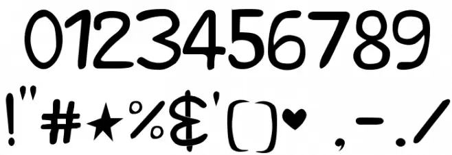 Bella K. Mad Font Regular Font OTHER CHARS