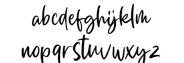 Bella Millies Personal Use Reg Font LOWERCASE