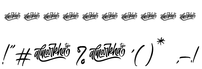 Bella Sweety Font OTHER CHARS