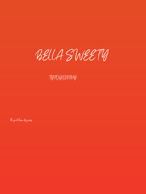 Bella Sweety Poster