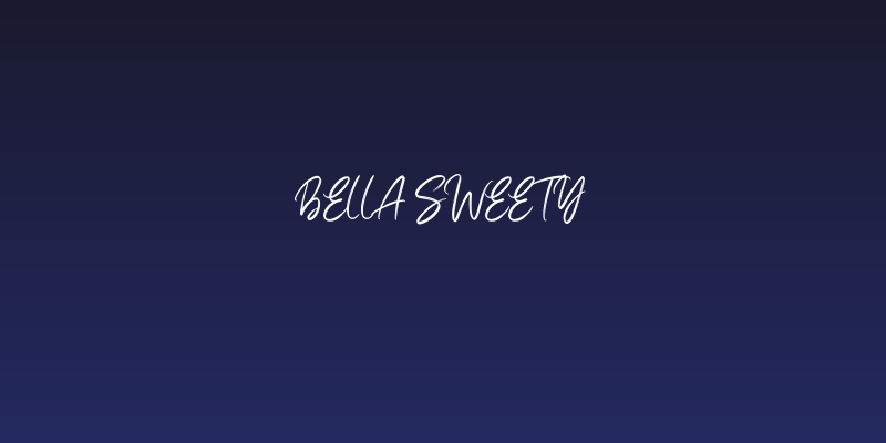 Bella Sweety Social Header