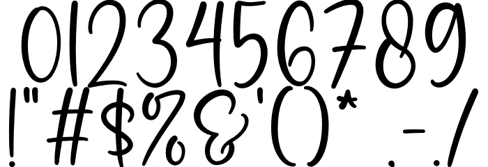 Bella Vista Font OTHER CHARS