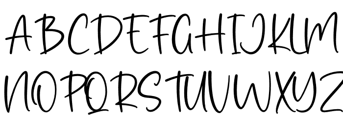 Bella Vista Font UPPERCASE