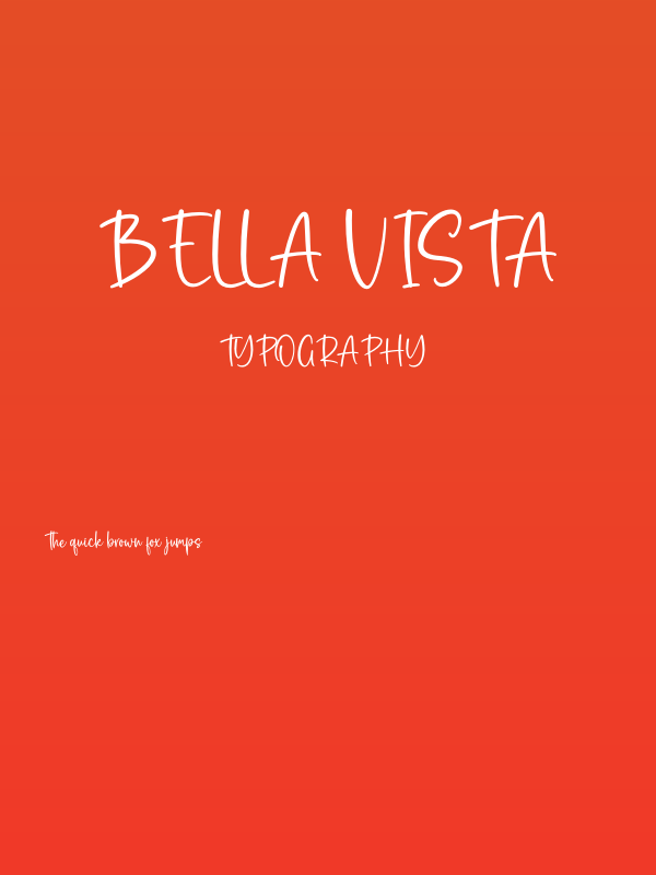 Bella Vista Poster