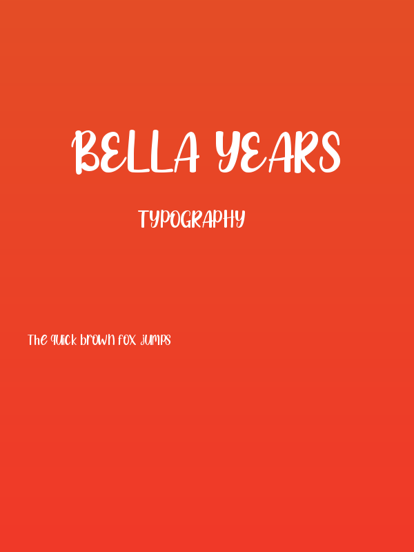 Bella Years Poster