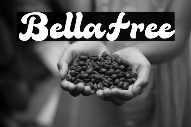 BellaFree Font examples