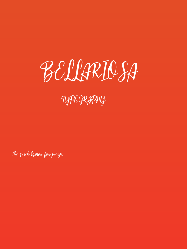 BellaRiosa Poster