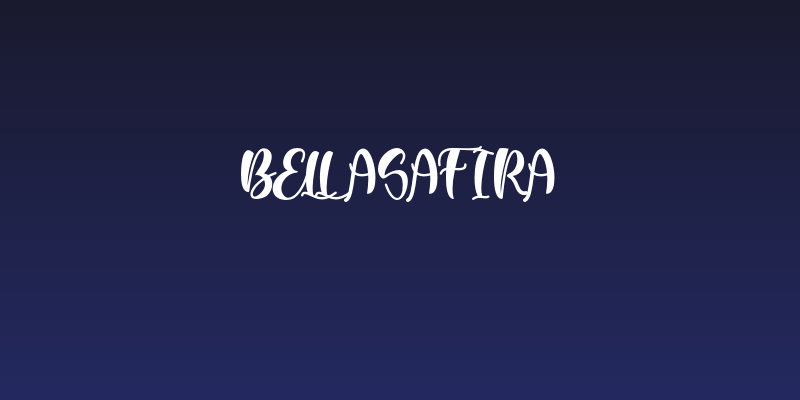 BellaSafira Social Header