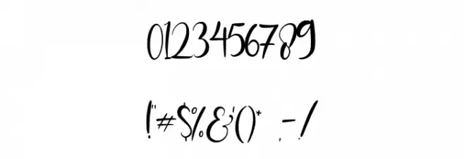 Bellaberry Font OTHER CHARS